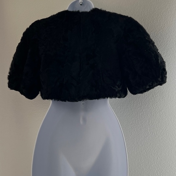 Cassin New York Black Bolero/Evening Cocktail Jacket Shrug, Size M - Picture 2 of 16